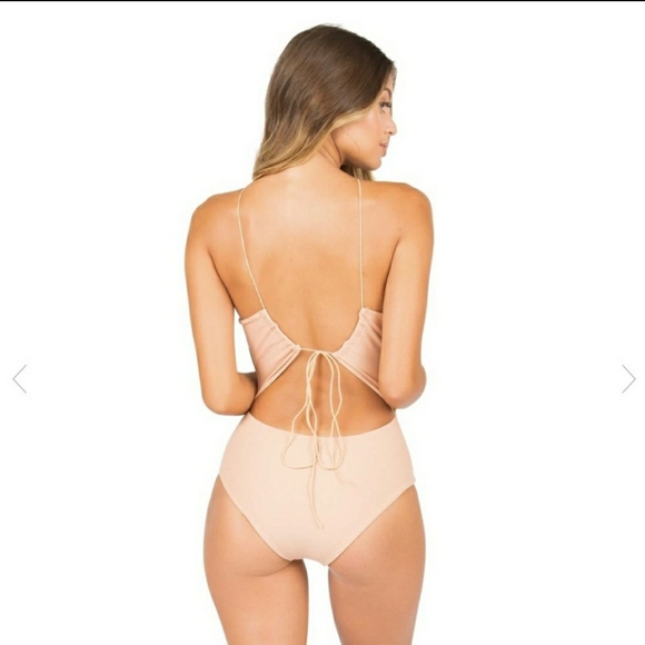 🩱LOLLI RIBBED ONE PIECE SWIMSUIT - Picture 2 of 6